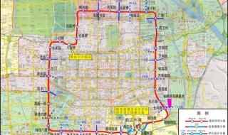 西安地铁二号线线路图